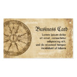 Old Compass Rose Business Card Template