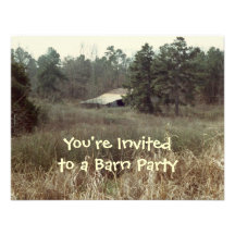 Old Coushatta Barn Invitations