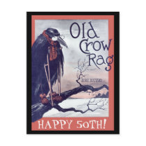 Old Crow Birthday Card