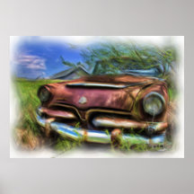 Old Dodge Art Print