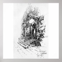Old Doorway, Lamb Court Print