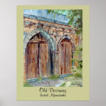 old doorway poster