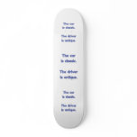 Old Driver Antique Car skateboards