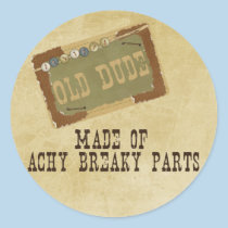 Old Dude stickers