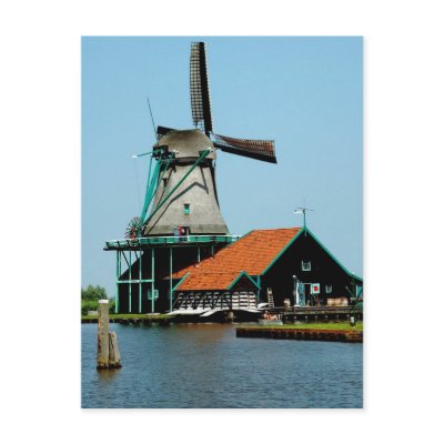 Old Dutch Windmill Post Cards by applesiders