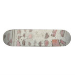 Old Embedded Rock in Cement  Deck Skateboards