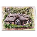 OLD ENGLAND THATCHED COTTAGES UK cards
