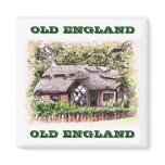 OLD ENGLAND THATCHED COTTAGES UK magnets