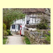OLD ENGLAND TUDOR LADIES. No.1 postcards