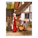 OLD ENGLAND TUDOR LADIES. No.2 Postcard