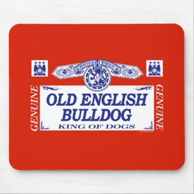 Old English Bulldog Mousemats by dogbreedz