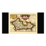 Old English County Map by John Speed, circa 1625 photo cards