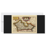 Old English County Map by John Speed, circa 1625 rack cards
