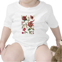 Old English Jacobean Embroidery T Shirts