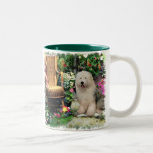 Old English Sheepdog Art Gifts Coffee Mugs