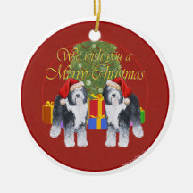 Old English Sheepdog Christmas Christmas Ornaments