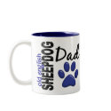 Old English Sheepdog Dad 2 mugs