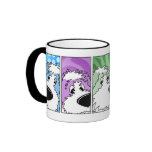 Old English Sheepdog Faces Mug Style #2