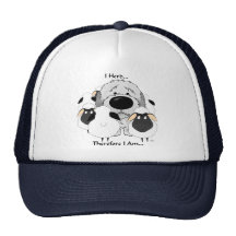Old English Sheepdog - I Herd Therefore I Am Trucker Hat