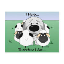 Old English Sheepdog - I Herd Therefore I Am