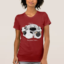 Old English Sheepdog - I Herd Therefore I Am T Shirt