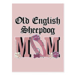 Old English Sheepdog MOM Postcard