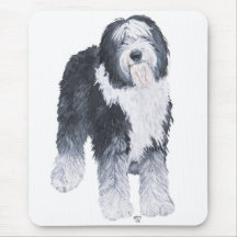 Old English Sheepdog Mousepads