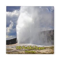 Old Faithful Refrigerator Magnet