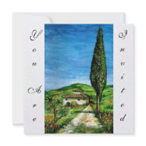 OLD FARM HOUSE IN CHIANTI, blue green red white