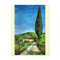 Old Farmhouse in Chianti Postcards