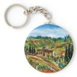OLD FARMHOUSE IN CHIANTI -TUSCANY keychains