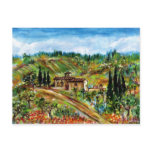 OLD FARMHOUSE IN CHIANTI -TUSCANY postcards
