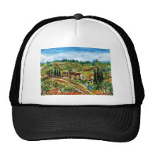 OLD FARMHOUSE IN CHIANTI -TUSCANY TRUCKER HAT