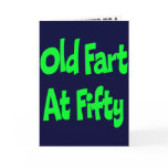 Old Fart 50th Birthday Party Invitations cards