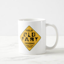 Old Fart Crossing Coffee Mug