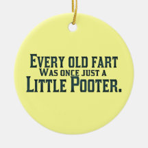 Old Fart - Little Pooter Ornament