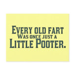 Old Fart - Little Pooter Postcard