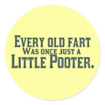 Old Fart - Little Pooter Stickers