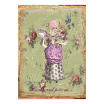 Old- Fashion Marie invitation