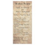 Old Fashion Wedding Programs
