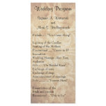 Old Fashion Wedding Programs rack cards
