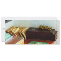 Old Fashioned Adding Machine Rack Cards