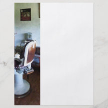 Old-Fashioned Barber Chair Flyer