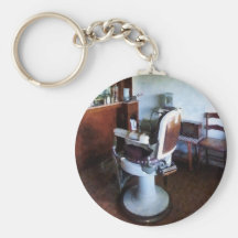 Old-Fashioned Barber Chair Keychains