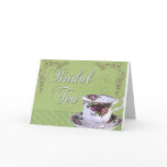 Old fashioned Bridal Tea Invitation cards