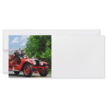 Old Fashioned Fire Truck Rack Card Design