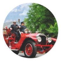Old Fashioned Fire Truck Stickers