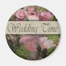 Old fashioned flower decoration fridge magnets