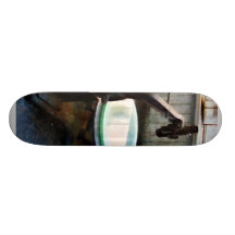 Old-Fashioned Microscope Skate Deck