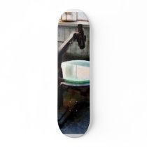 Old-Fashioned Microscope Skate Deck
